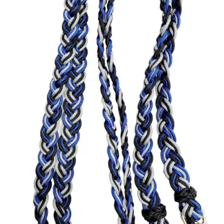9 Strand Braided Reins - Polyester